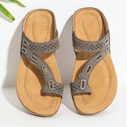 Sandales Femme Été Rétro Tongs Chaussures de Plage Confortables
