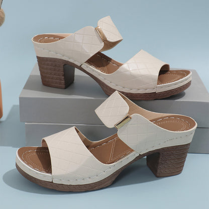 Sandales à Talon Chunky