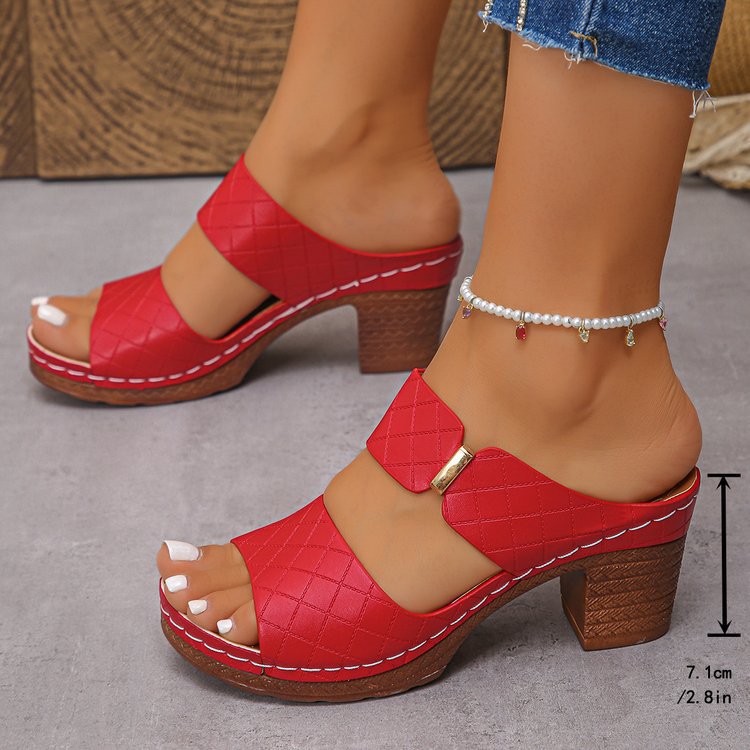 Sandales à Talon Chunky
