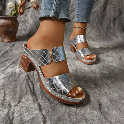 Sandales à Talon Chunky